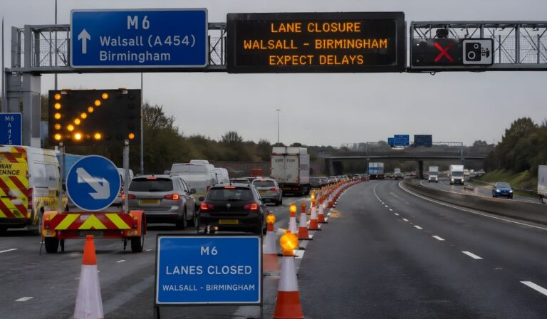 M6 Walsall Birmingham Lanes Closure: Roadworks, Diversions, and Delay Guide M6 Walsall Birmingham Lanes Closure