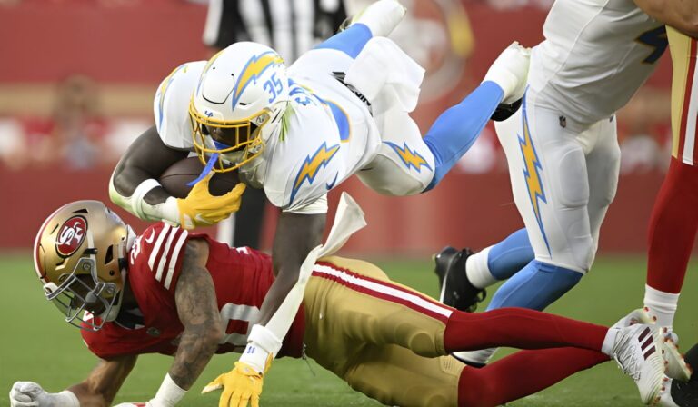 Los Angeles Chargers vs 49ers Match Player Stats: Passing, Rushing, and Receiving Los Angeles Chargers vs 49ers Match Player Stats